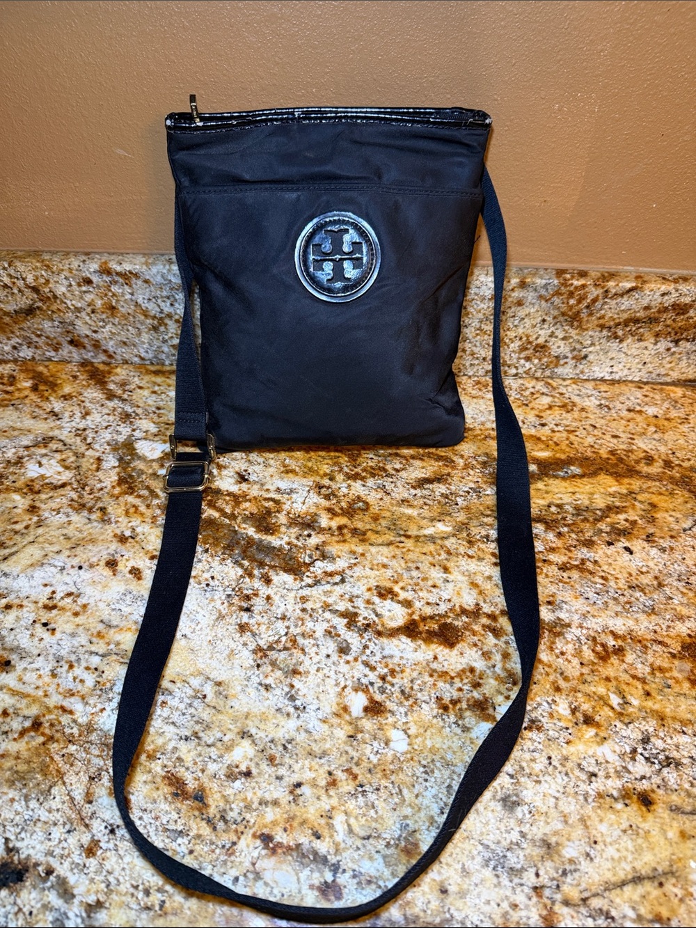 Tory Burch Black nylon Crossbody Bag